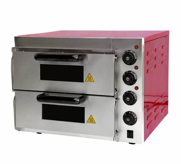 Stone Base Electric Pizza Oven (Double Deck)