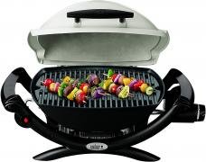 Weber Q 1000 Gas Grill Titanium Bar B Que